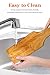 SYOSIN Wooden Grill Scraper, BBQ Grill Cleaner Brush with Bottle Opener, Cleans Top and Between Barbecue Grates, Sturdy Premium Beech, Natural Wood Grill Oar, Safe Griddle Cleaning Tool-15.7 Inches