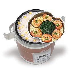HSJ 1.6L Small Rice Cooker and Steamer, 12V/24V