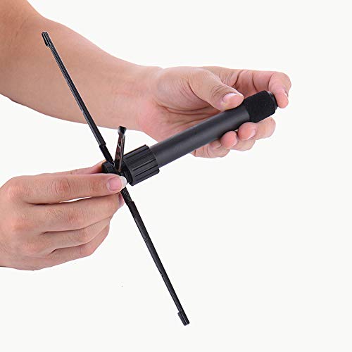 BEESCLOVER Flute Quadripod Clarinet Stand Rest Holder Metal Leg Base Foldable Mount for Flute Clarinet -for ce - Thumbnail 6