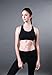 QUEENIEKE Women's Medium Support Strappy Back Energy Sport Bra Cotton Feel Size L Color Black Pro