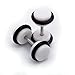 Imixlot 16 Pieces Acrylic Cheaters Plugs Barbell Earring Expander Unisex