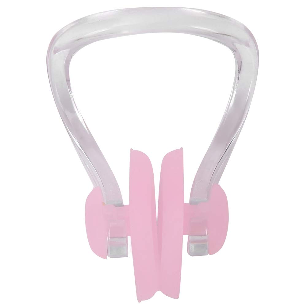 WGFOIP Swimming Nose Clip, Silicone Waterproof Nose Clip Swimming Nose Protectors for Unisex for Sports Pool (Roseate)
