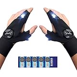 LED Flashlight Gloves,Gifts for Men Father