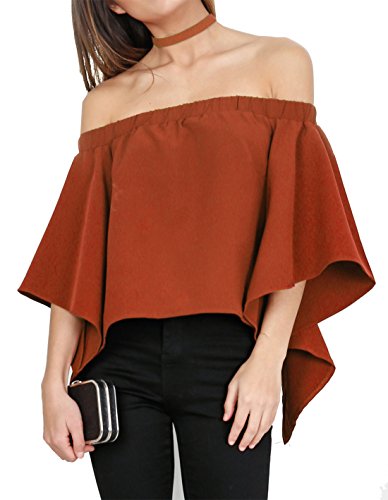 Relipop women s off shoulder tops fashion shirt casual strapless …