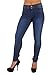 Style K117– Colombian Design, Butt Lift, Levanta Cola, Skinny Jeans in Dark Blue Size 11