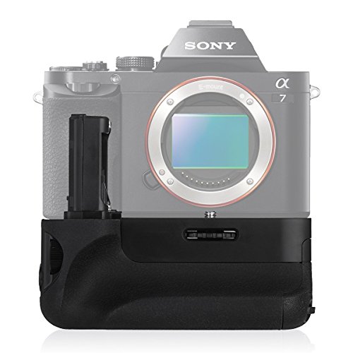 Powerextra VG-C1EM Battery Grip Replacement for Sony Alpha A7/A7S/A7R Digital SLR Camera Work with NP-FW50 Battery