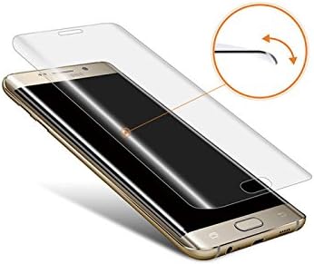 Mscrosy Best Samsung Galaxy S7 Edge Screen Protector, Full Coverage 3D Tempered Glass Screen Film, Ultra HD Clear, Anti-Scratch, Easy Installation ( Lucid )