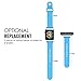 MoKo Apple Watch Band Series 1 Series 2, Soft Silicone Replacement Sports Band for 38mm Apple Watch 2015 & 2016 All Models, BLUE (Not fit 42mm Versions)