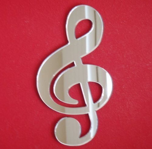 Treble Clef Mirror 35cm x 25cm