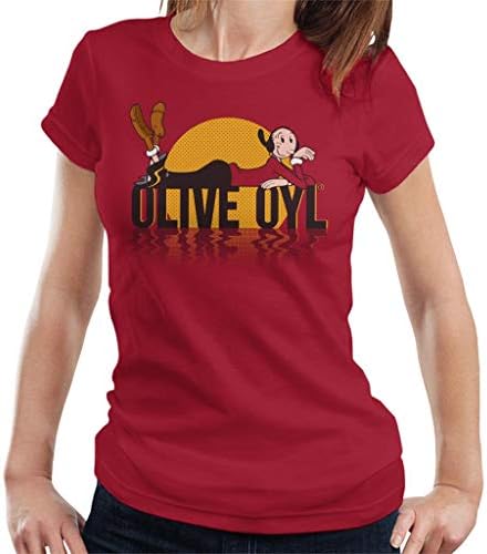 Popeye Olive OYL Dark Text Women's T-Shirt