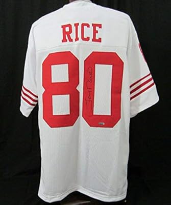 jerry rice white jersey