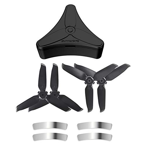 Case+2 Pairs Silver Tip Propellers