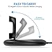NANW Charger Compatible with Fitbit Versa/Versa Lite Edition Smartwatch, 90° Foldable Charge Stand Dock Replacement Charging Cradle Dock Adapter Holder with 3.9ft USB Cable Accessories