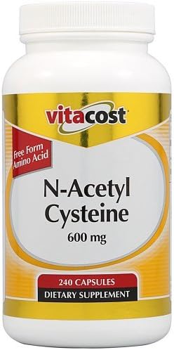 Amazon Com Vitacost N Acetyl Cysteine Nac 600 Mg 240