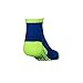Gold Toe Boys Ultra Tec Athletic Quarter Socks, 6-Pairs, Color Block Royal, Youth Medium
