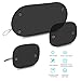 MBLAI Car Sun Shade,Car Window Shade (3 Pack) for Car Side and Rear Windows, Maximum UV Protector for Baby Child- Baby Side Window Car Sun Shades
