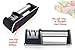 Black Friday 2017 Gudaco Premium Chef Knife Sharpener HK301, 7.9 L x 2.6 H x 2.4 W inches, Black & Stainless Steel, 2 Stage Diamond Coated Sharpening Wheel System for Straight and Serrated Knives