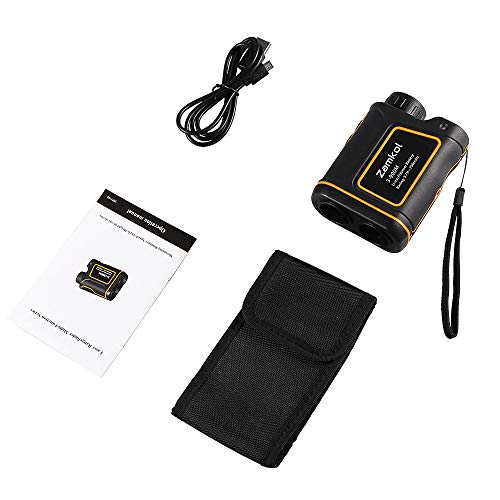 ⛱️LUORATA 1000Yard Laser Rangefinder Golf Range Finder with Slope Elevation Measurements Pulse Vibration Feature Binoculars Precision Care Package (10476.541 mm, US USB Charging 1/4'' Mounting)