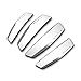 STATUS 4Pcs High Glossy Slim Door Edge Guards Bumper Protector Trim Guard Sticker Molding for Motors Auto Vehicle (White)