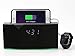 WITTI Design BEDDI Smart Radio Alarm Clock Speaker with Smart Home Integration, Black