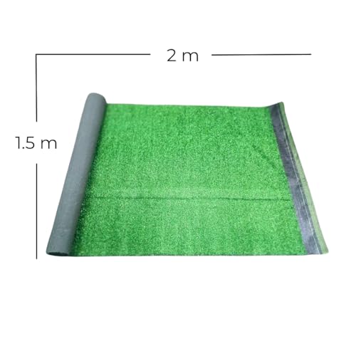 Color Carpet Pasto Sintetico Garden con medida de 1.5x2.0 metros. Altura de 7mm. Color Verde