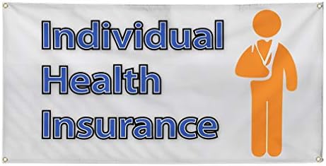 Amazon Com Vinyl Banner Sign Individual Health Insurance Business