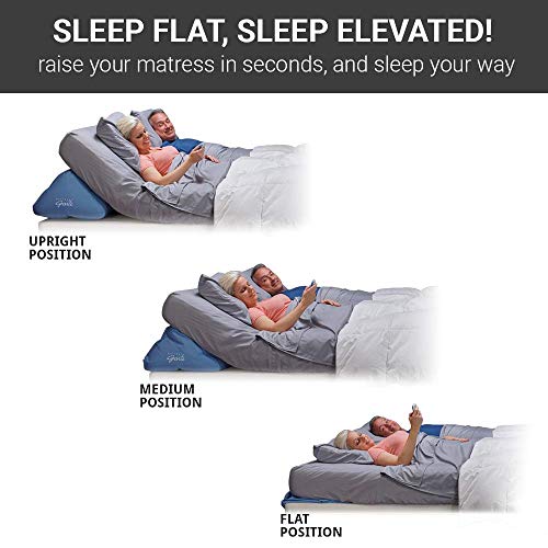 Contour Mattress Genie Adjustable Bed Wedge System Inflatable Under