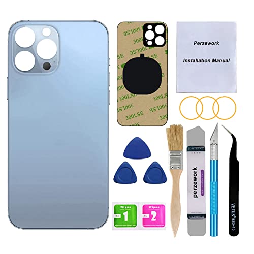 Perzework OEM Rear Cover Back Glass Replacement for