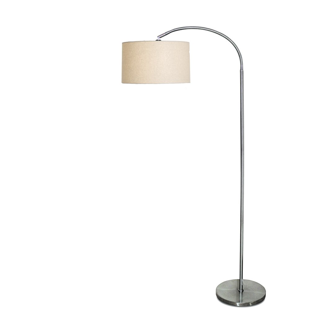 Daylight Company D31707 Vogue Floor Lamp, Brushed Chrome