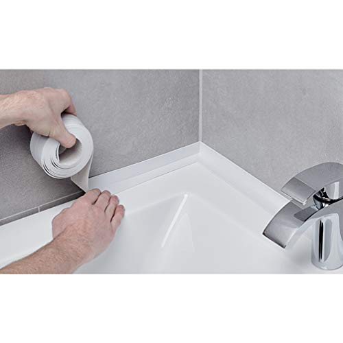 image for YOBAYE Caulk Strip for Bathtub Pack of 2 Self Adhesive Caulk Tape Wate