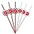 NHL Officially Licensed 6-pack Team Logo Sip Straws