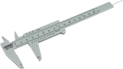Draper Vernier Caliper Gauge 0-150mm 0-6in Plastic Three Way Measurement