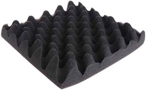 Soundproofing Foam Board - High Density Sound Absorption Soundproof Studio Foam Panel Tile 25x25x5cm By BouT