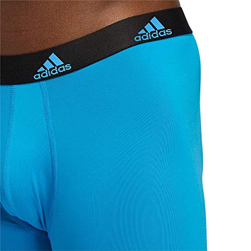 adidas Men's Performance Boxer Brief Underwear (3Pack), Solar Blue