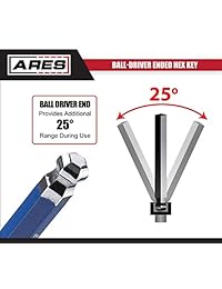 Juego de llaves hexagonales extra largas