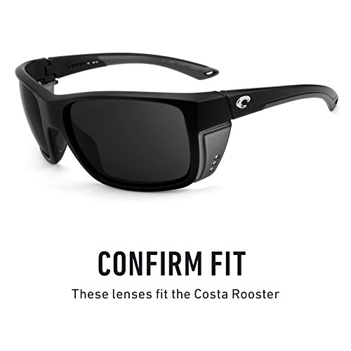 Revant Replacement Lenses for Costa Rooster Polarized Elite Rogue Green MirrorShield