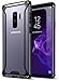 Galaxy S9 Plus Case, POETIC Affinity [Premium Thin] [Scratch Resistant Back] [Corner Protection] [Side Grip] Dual Material Protective Bumper Case for Samsung Galaxy S9 Plus Black/Clear