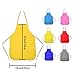 Senfhome Children Aprons Multicolored Kids Artists Aprons, Children's Artists Fabric Aprons for Kitchen, Classroom, Community Event, Crafts and Art Painting Activity ... (6pack)