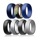 Silicone Wedding Rings,Mens Silicone Wedding Rings,Egnaro Rings,Size 8 to 12
