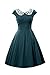 iLover Womens Classy Vintage Audrey Hepburn Style 1940's Rockabilly Evening Dress