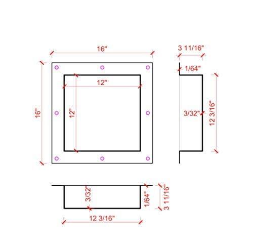 Stella Sealants Ready For Tile Shower Niche (16"x16")