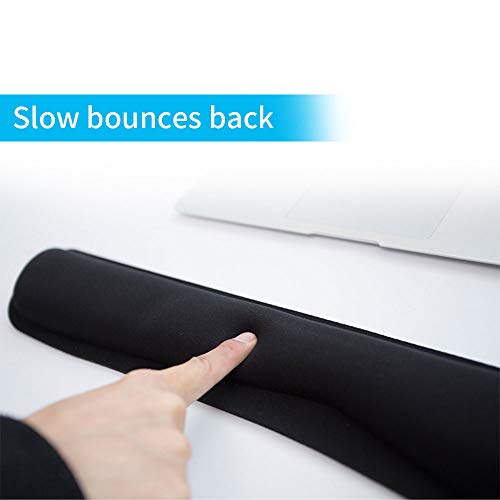 image for Cehomi Memory Foam Keyboard Wrist Rest and Mouse Pad Support, Lightwei