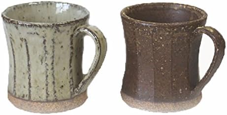 備前・白萩ペアマグカップ