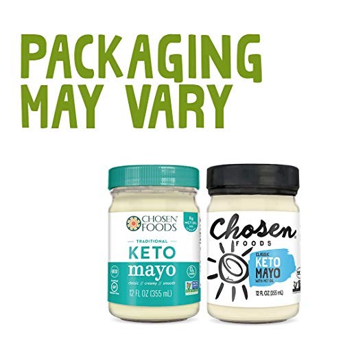 Chosen Foods Classic Keto Mayonnaise with MCT Oil, Gluten & Dairy Free