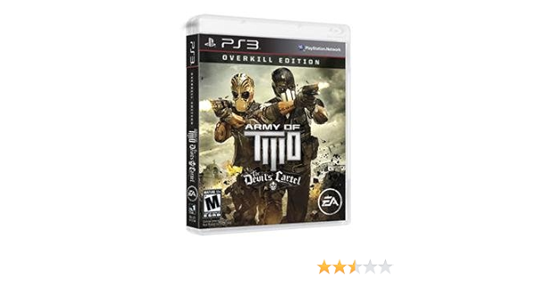 Amazon Com Ea Army Of Two The Devil S Cartel Third Person Shooter Blu Ray Disc Playstation 3 Computers Accessories
