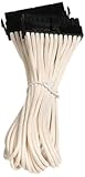 BitFenix Alchemy Multisleeve 24-Pin 30cm ATX Extension Cable - White Sleeve/Black Connector (BFA-MSC-24ATX45WK-RP)