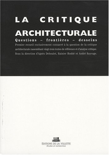 La  critique architecturale