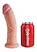 Pipedream King Cock Plus Dual Density Cock Dildo, Flesh, 8