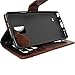Genuine Italian Leather Style Case for Samsung Galaxy Note 4 Book Wallet Business Handmade magnet cover Slim Id brown daviscase