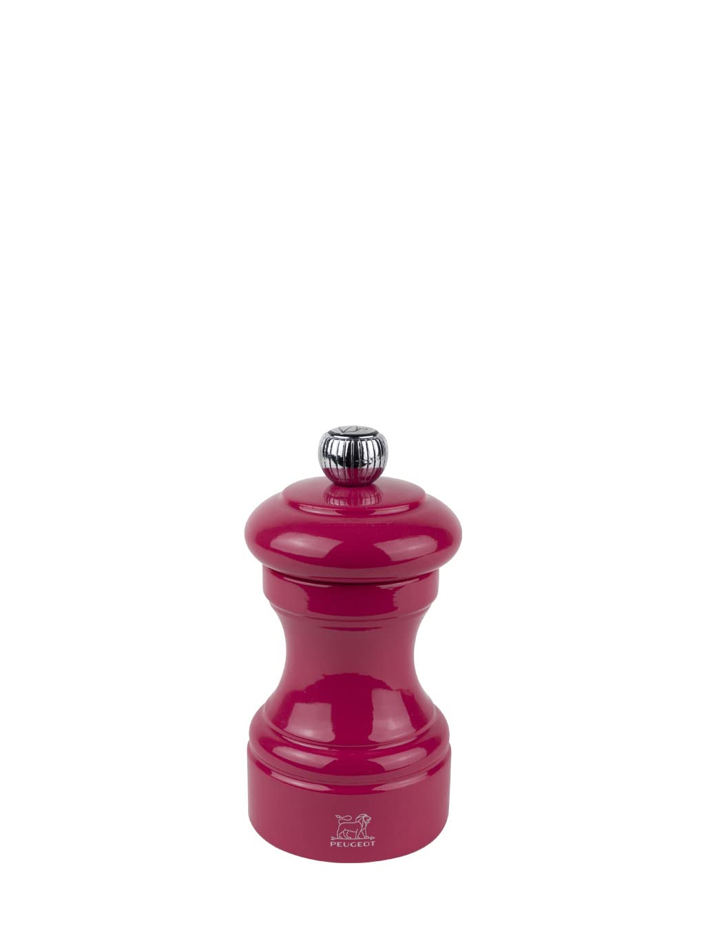 PEUGEOT - Bistro 10 cm Pepper Mill - Classic Pepper Grinder - Made with PEFC Certified Wood - Lifetime Guaranteed Mechanism - Made in France - Candy Pink Colour